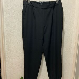 Trouve Black Jogger Pant Size 8 black